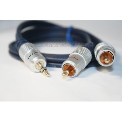 Minijack to Beolab Line In (using Phono/ RCA sockets) - one cable for Two speakers