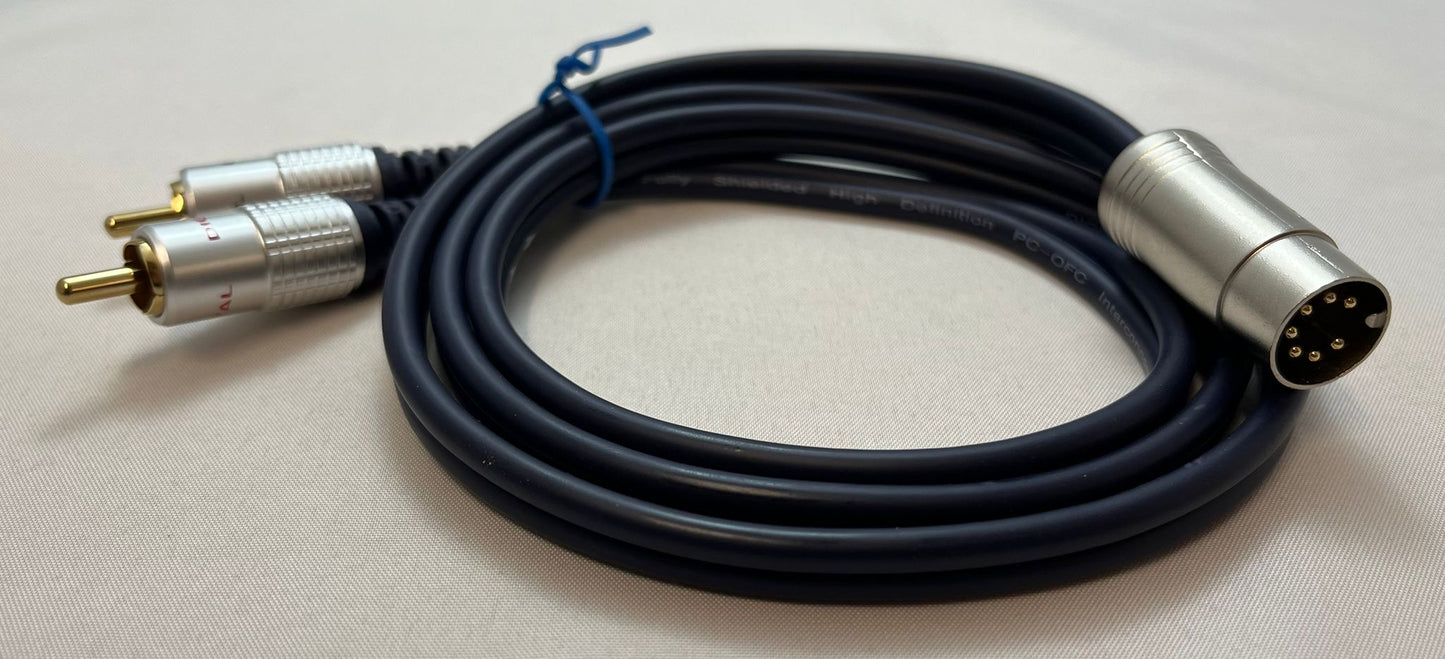 Stereo RCA/ Twin Phono to Beolab 11 cable