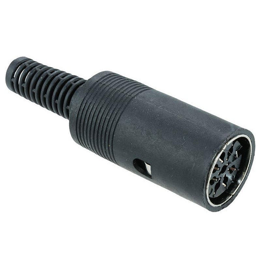 Powerlink compatible Black 8 pin DIN female sockets (pack of 5 sockets)