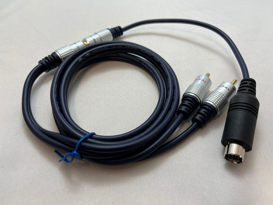 9 pin AV cable for BeoVision 11, 12 (New Generation), Avant, V1 and Beosystem 4 - RCA Phono input