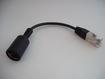 RJ45 to Powerlink compatible clip-on adapter (Convert New 2013 "Ethernet" Powerlink to traditional 8 pin DIN Powerlink)