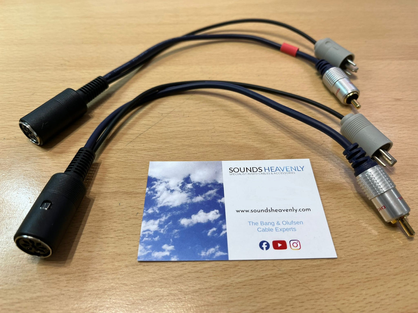 Powerlink to Speakerlink compatible adapters - use Beolab Penta mk.1 speakers with a newer B&O system (sold as a pair)