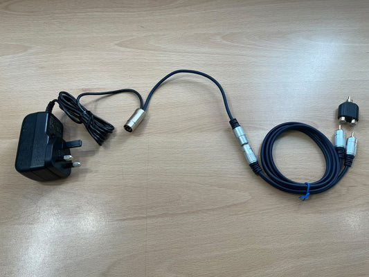 Single/Twin RCA to Beolab 2, 7, 8, 10, 28 and 2500 - Powered Cable Kit