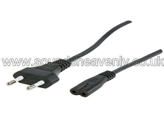 EU European Mains cable for B&O Bang and Olufsen