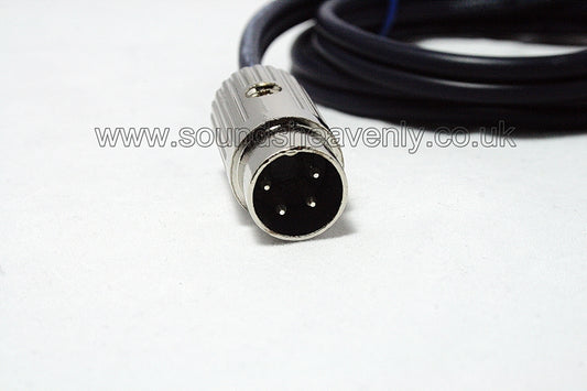 Minijack to 4 pin DIN  (iPhone to Quad amp etc)