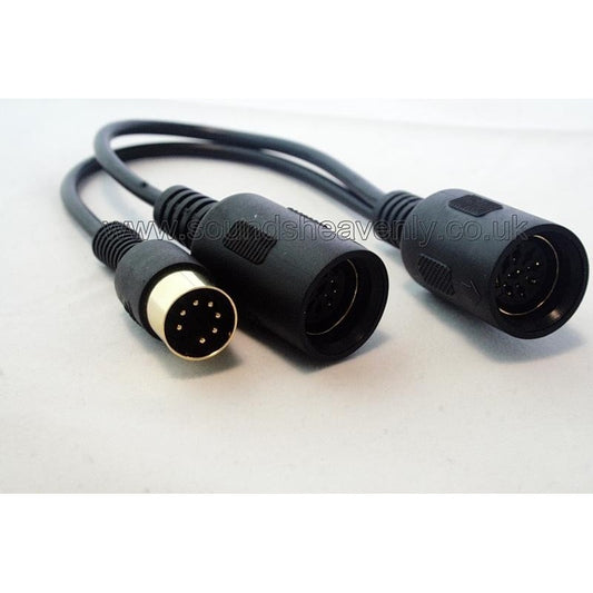 7 Pin Aux Splitter - Dual AUX / Tape input sockets
